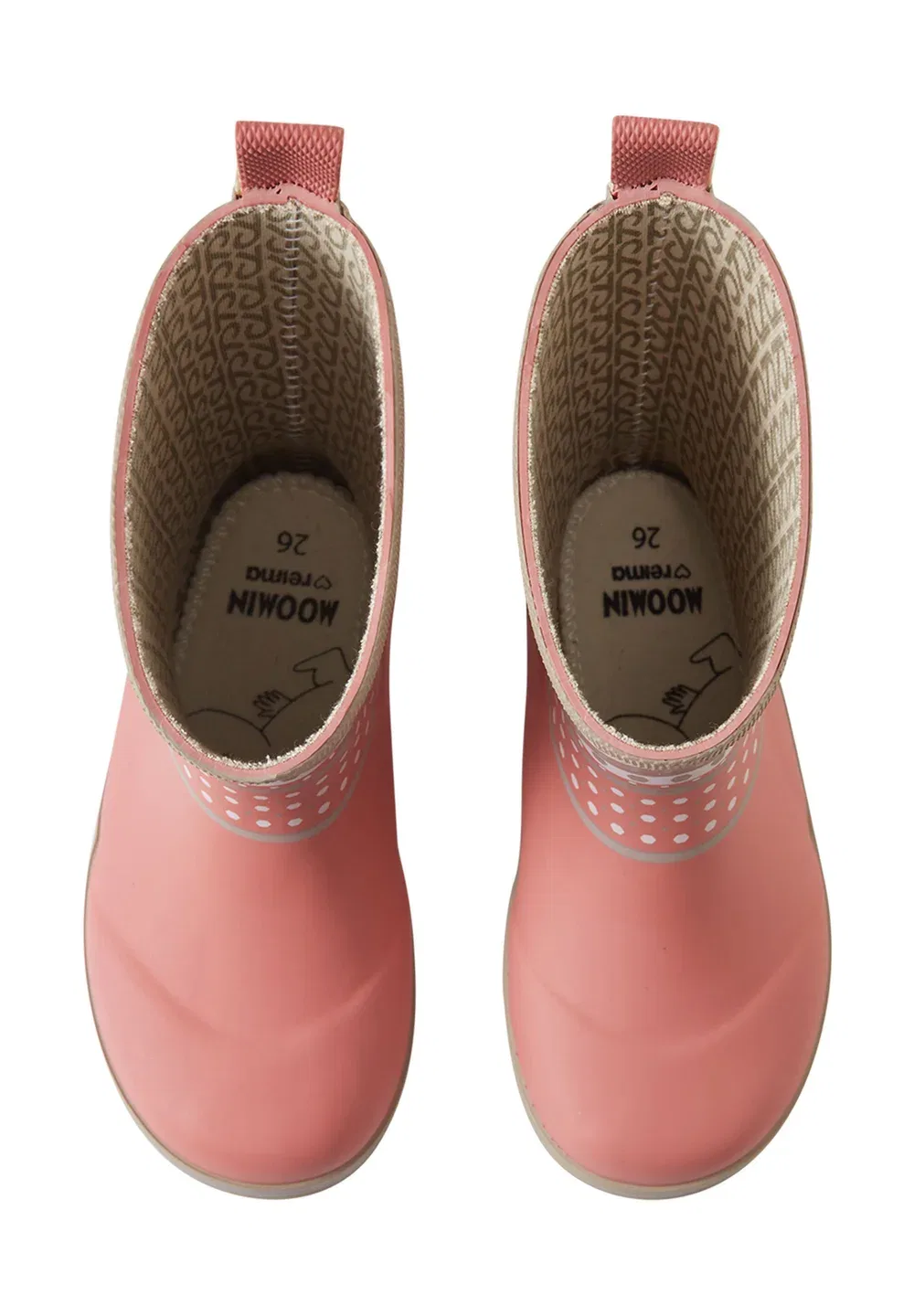 Резиновые сапоги Moomin Magisk унисекс - сапоги-резинки Reima, Rose Blush — фото 4