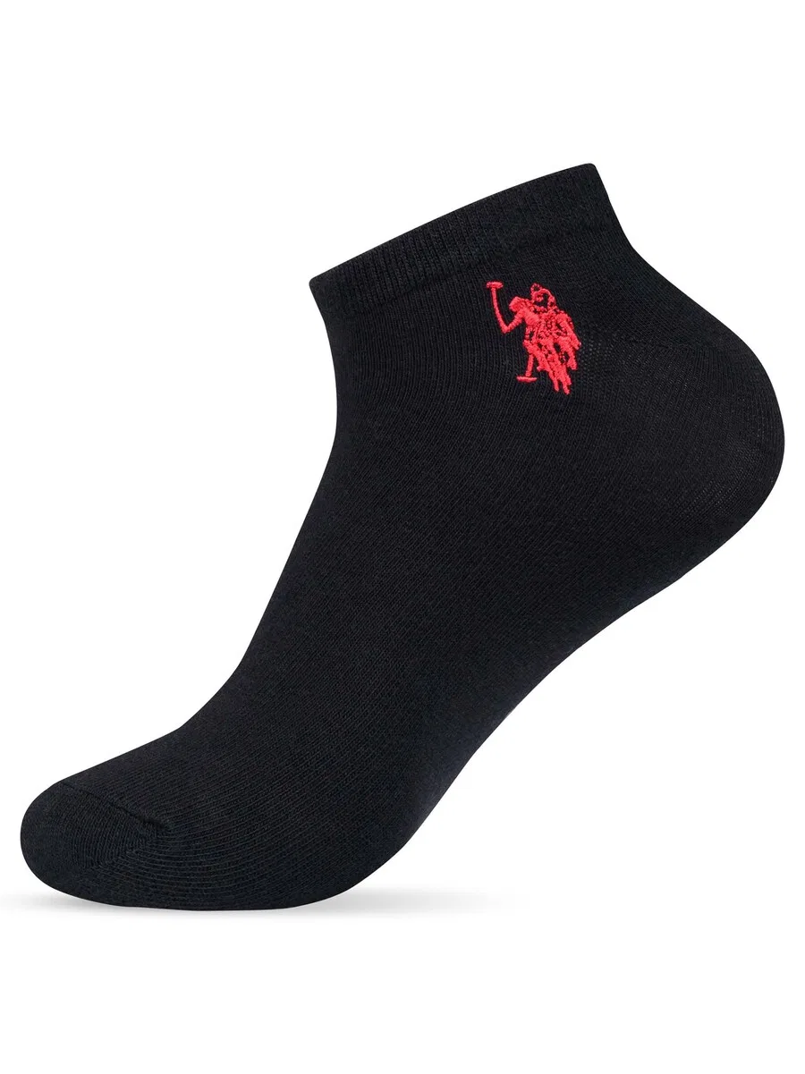 Носки U.S. POLO ASSN. черного и белого цвета — фото 3
