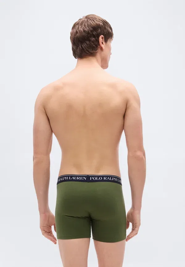 Боксеры 3 шт Polo Ralph Lauren, красный/темно-синий/оливковый — фото 3