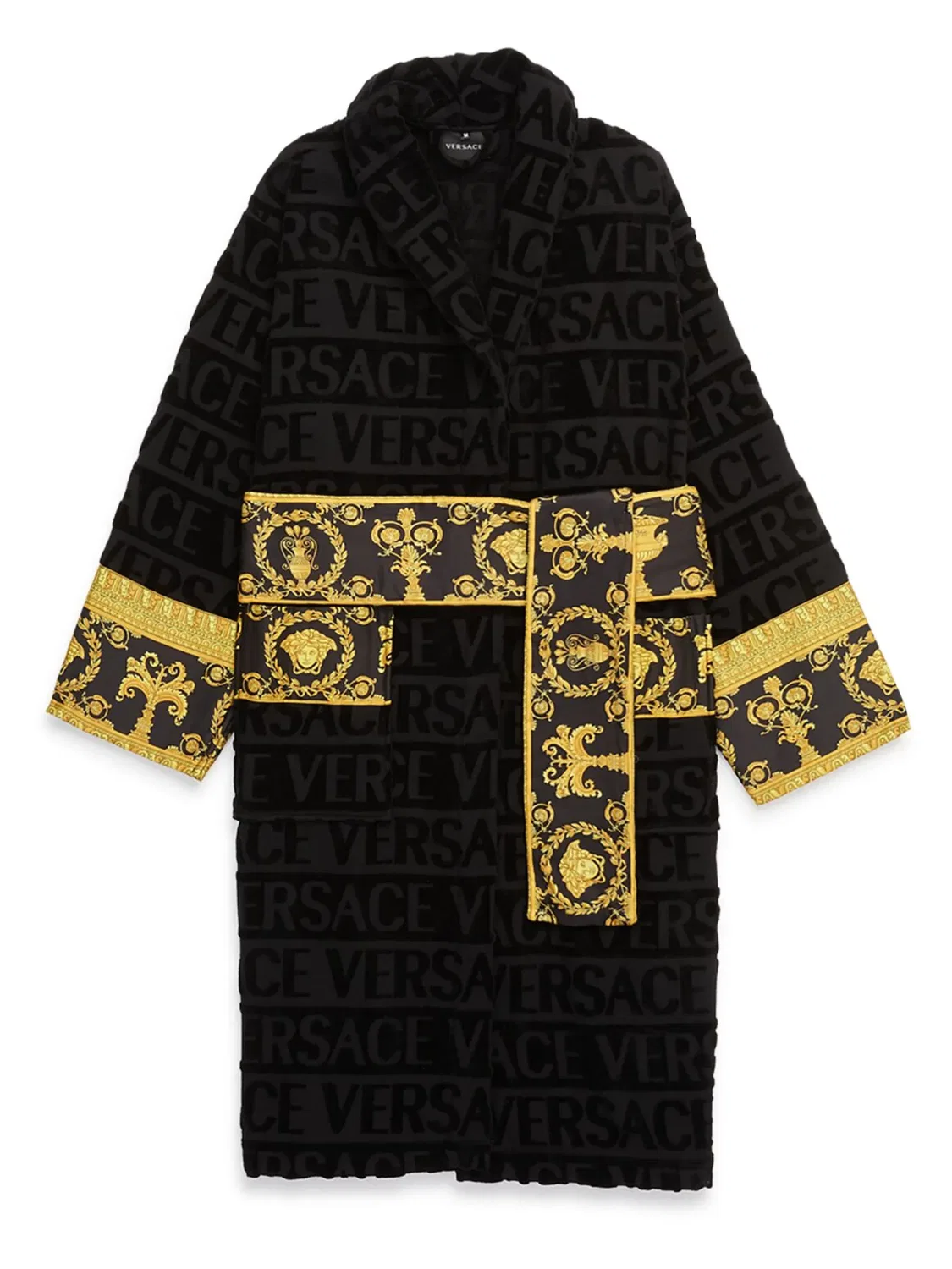 Versace Халат I Love Baroque черный