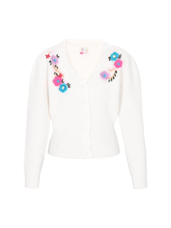 

Женский кардиган цвета слоновая кость IZIA