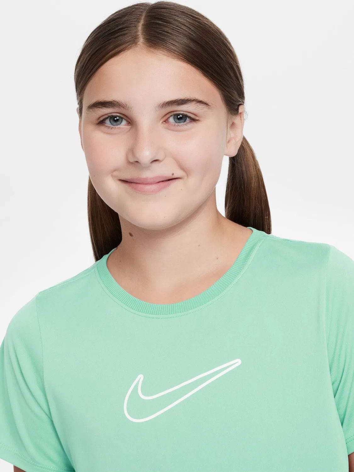 Футболка облегающая Nike One Dri-FIT, Arctic Green — фото 3