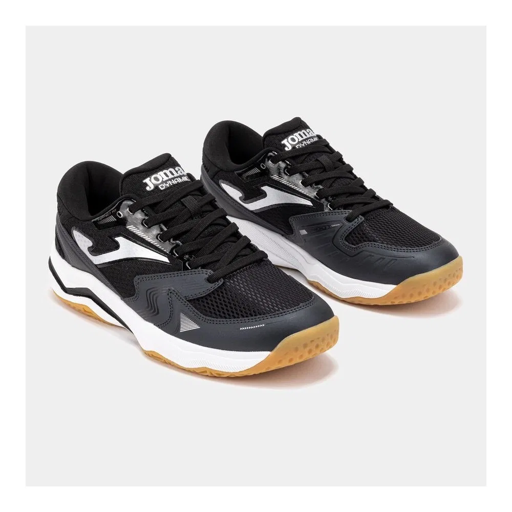 Детские кроссовки для зала с каучуковой подошвой Dynamic Joma, Black White — фото 2