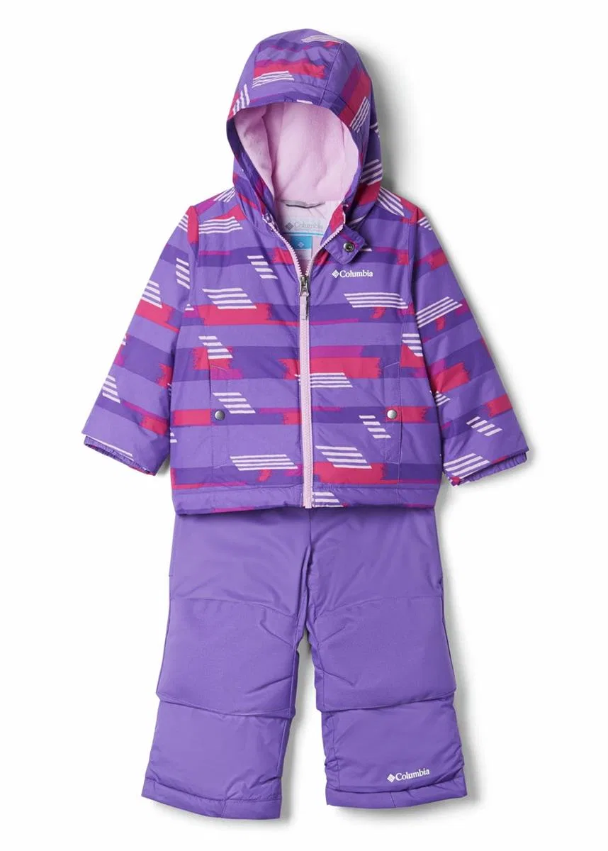 Комплект куртки и полукомбинезона для мальчика и девочки Frosty Slope Set Columbia, Grape Gum Strokes