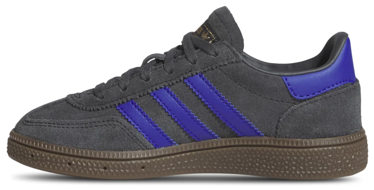Кроссовки для мальчиков Handball Spezial Adidas, цвет Gum/Carbon/Lucid Blue — фото 2
