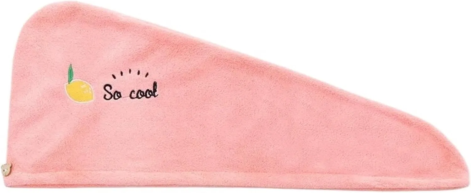 Полотенце для волос, микрофибра, AYWTIUN, впитывающее, Powder Pink