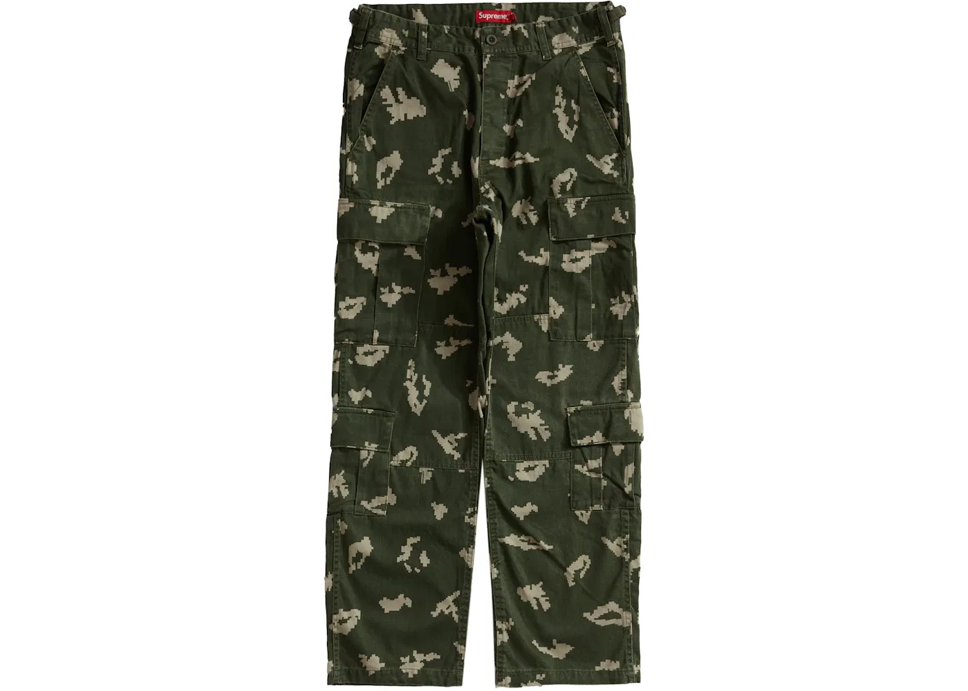 Мужские брюки карго с камуфляжным принтом Supreme Pant (FW21), Olive Russian Camo — фото 2