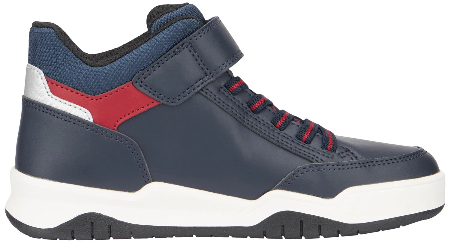 Детские кроссовки для мальчиков с высоким голенищем J Perth Boy B Geox, Red Navy — фото 4
