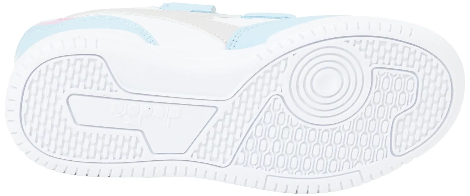 Детские кроссовки для мальчиков с липучкой Raptor Low Ps Diadora, Cool Blue Dawn Blue — фото 2