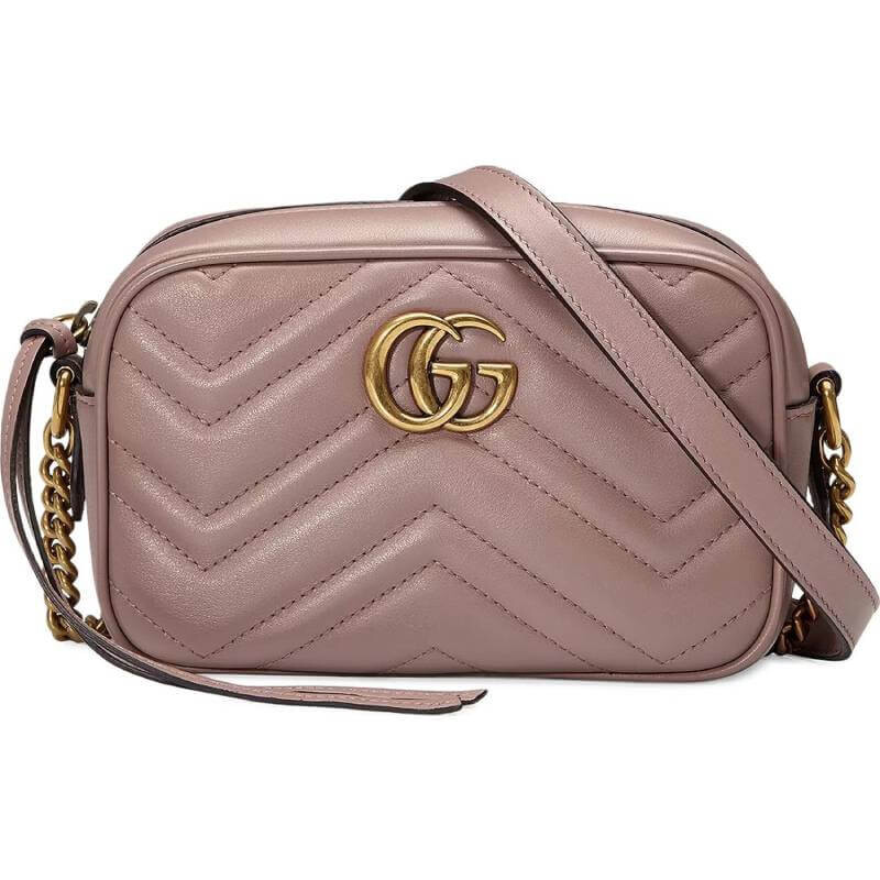 Сумка Gucci GG Marmont Matelass Mini, светло-розовый