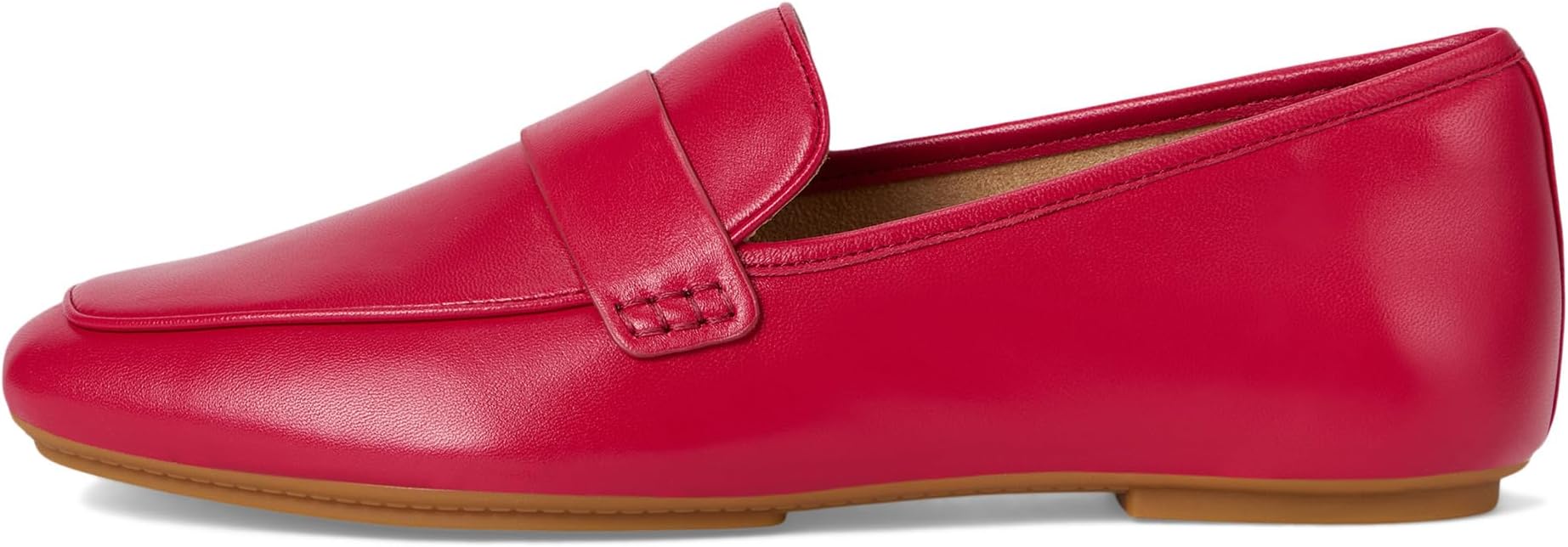 Лоферы FitFlop Delicato Soft Leather Loafers, цвет Redberry — фото 4