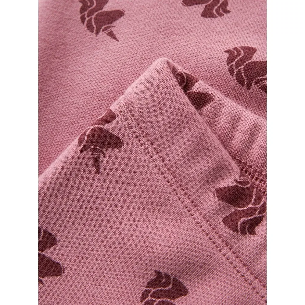 Детские леггинсы из флиса для девочек Name it Davina Fleece, Pink — фото 3