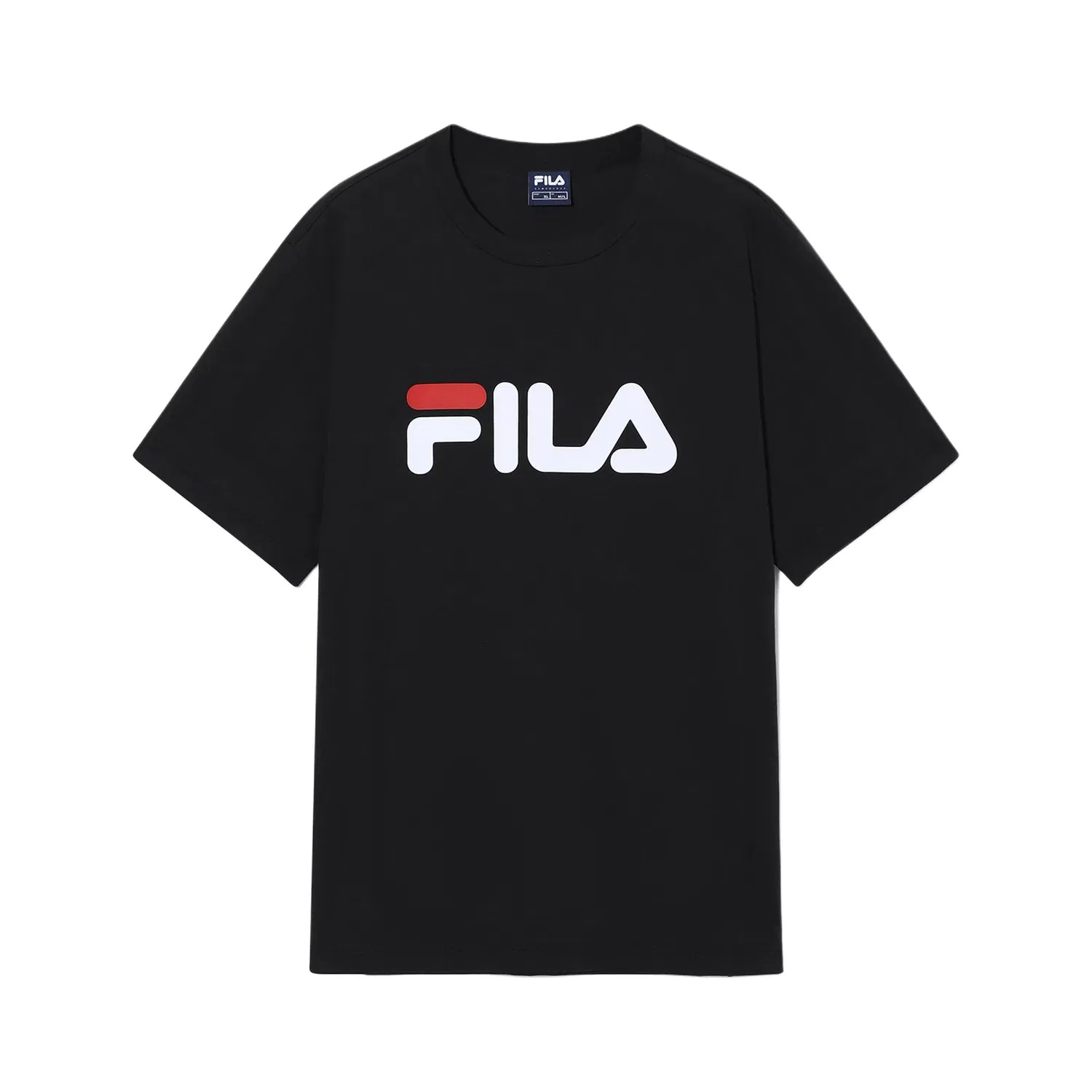 Детская быстросохнущая футболка с круглым вырезом Linear Quick Dry T Shirts Unisex 001 Black FILA, Black