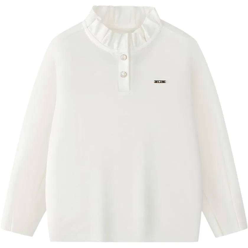 Детская футболка с длинным рукавом FILA KIDS, Cloud White
