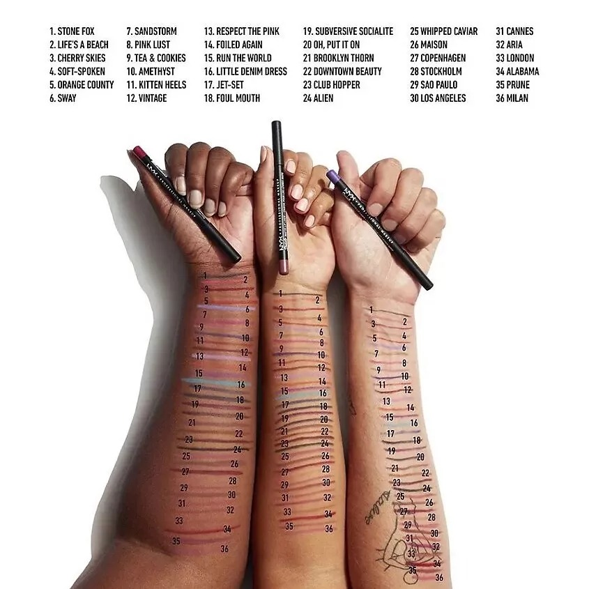 Карандаш для губ Nyx Professional Makeup Suede Matte - Los Angeles 2.0 — фото 4