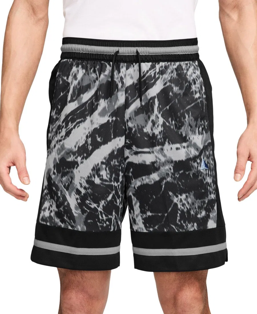 Баскетбольные шорты Ja Morant 8" Dri-FIT Nike, Black/Gray/Metallic Silver