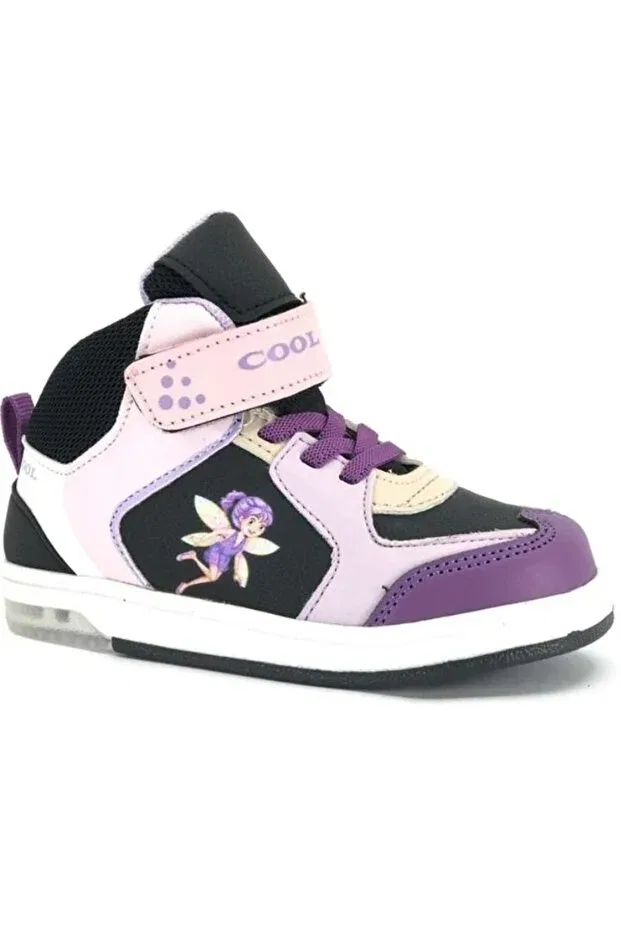 Детские кроссовки для девочек на липучке Tera Cool, Purple