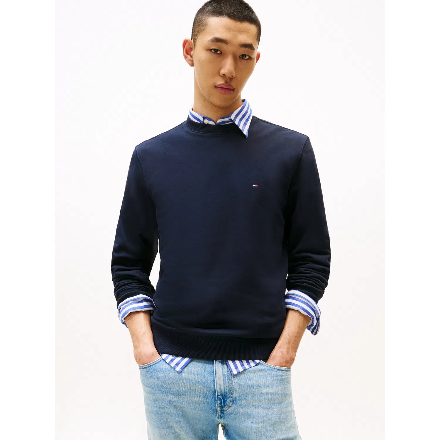 Мужской свитшот с круглым вырезом Tommy Hilfiger, Desert Sky
