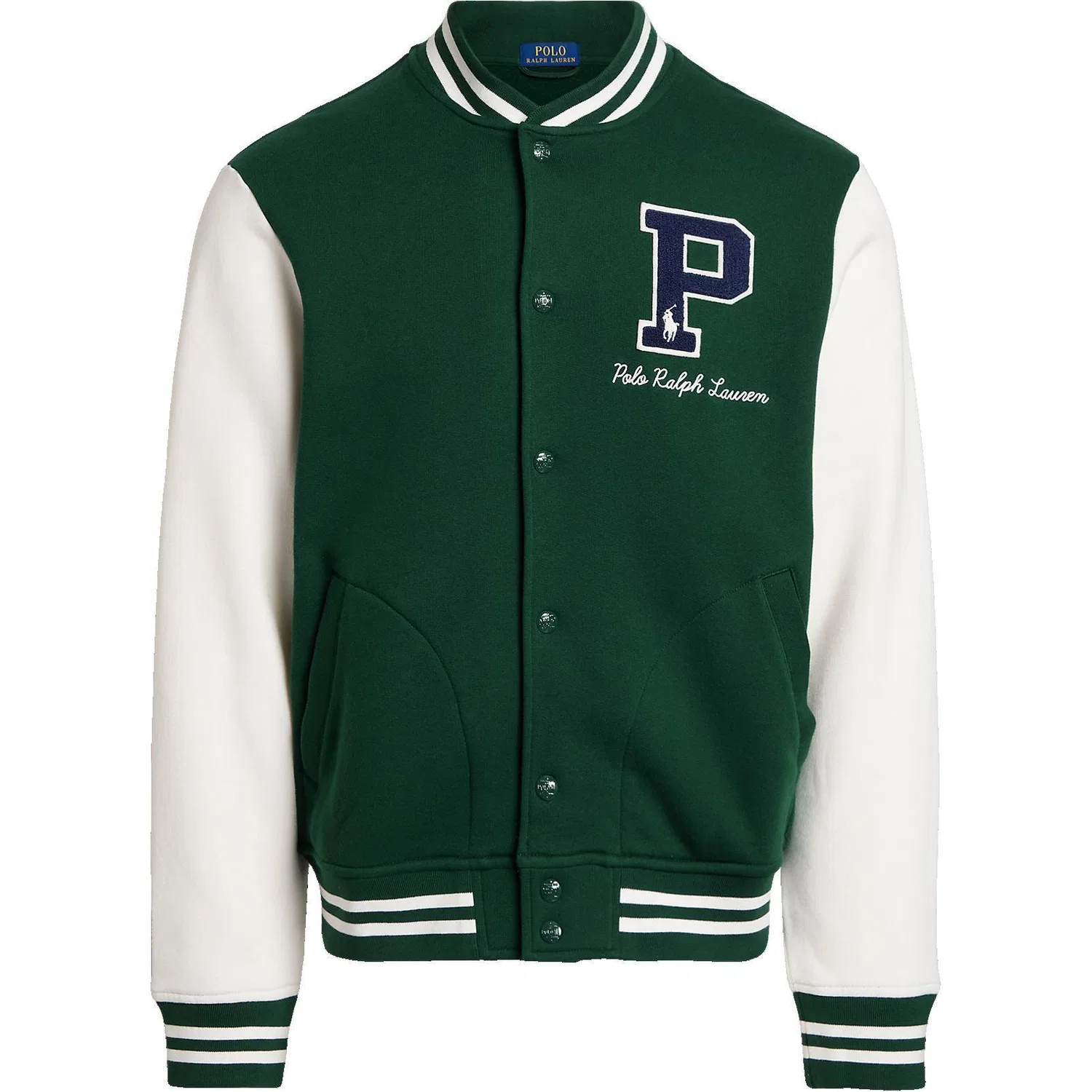 Мужская бейсбольная куртка Polo Ralph Lauren, Green Multicolor