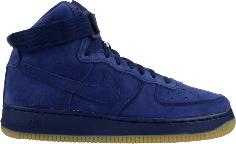 

Кроссовки Nike Air Force 1 High LV8 GS 'Blue Void Gum', синий