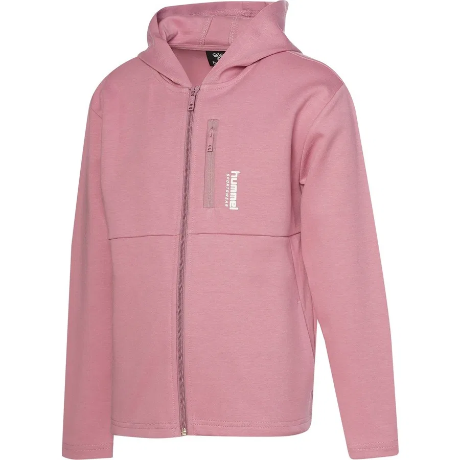 Детский худи с капюшоном и принтом Hummel, Розовый