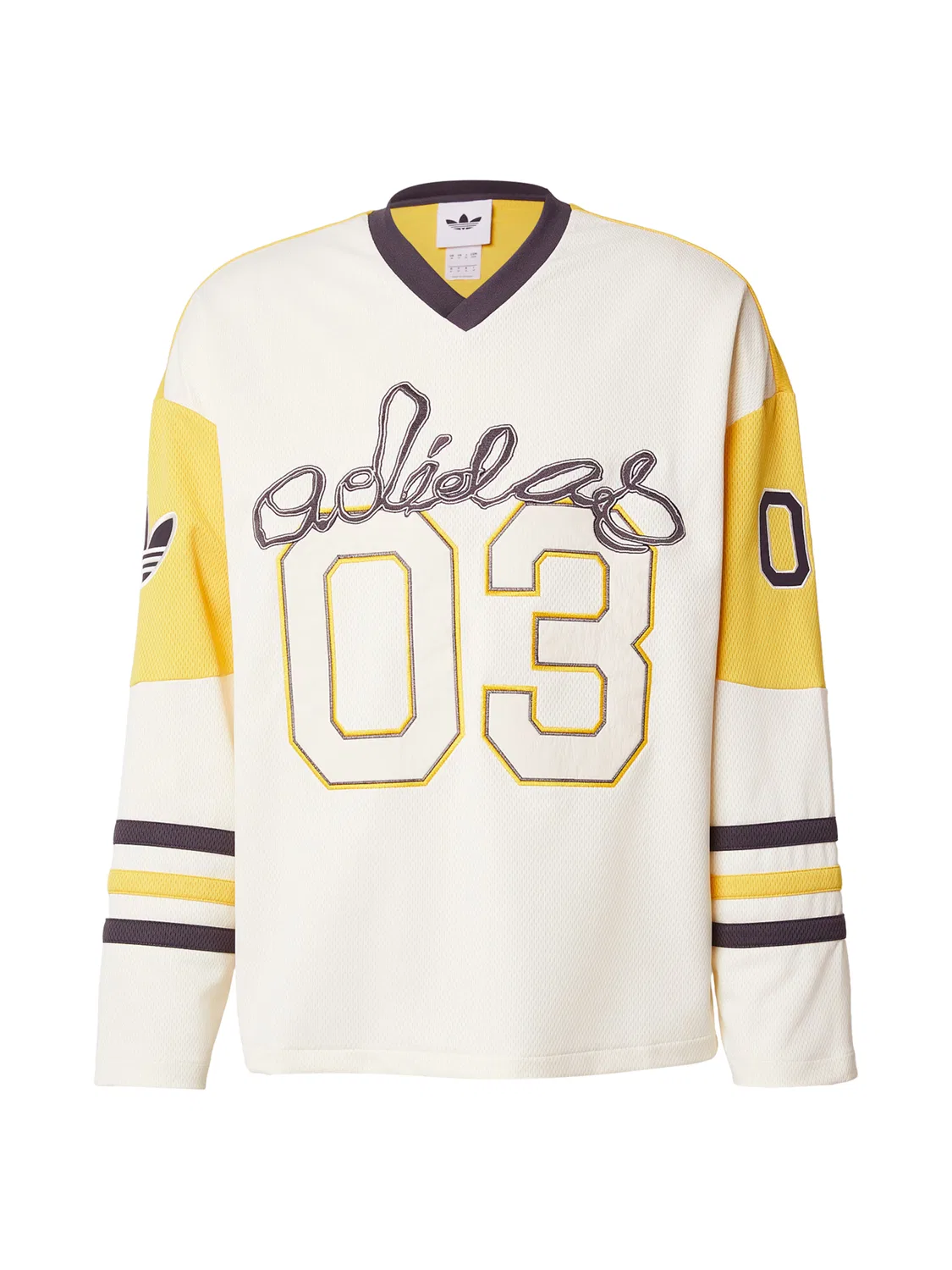 Футболка Adidas Originals Hocky желтого цвета