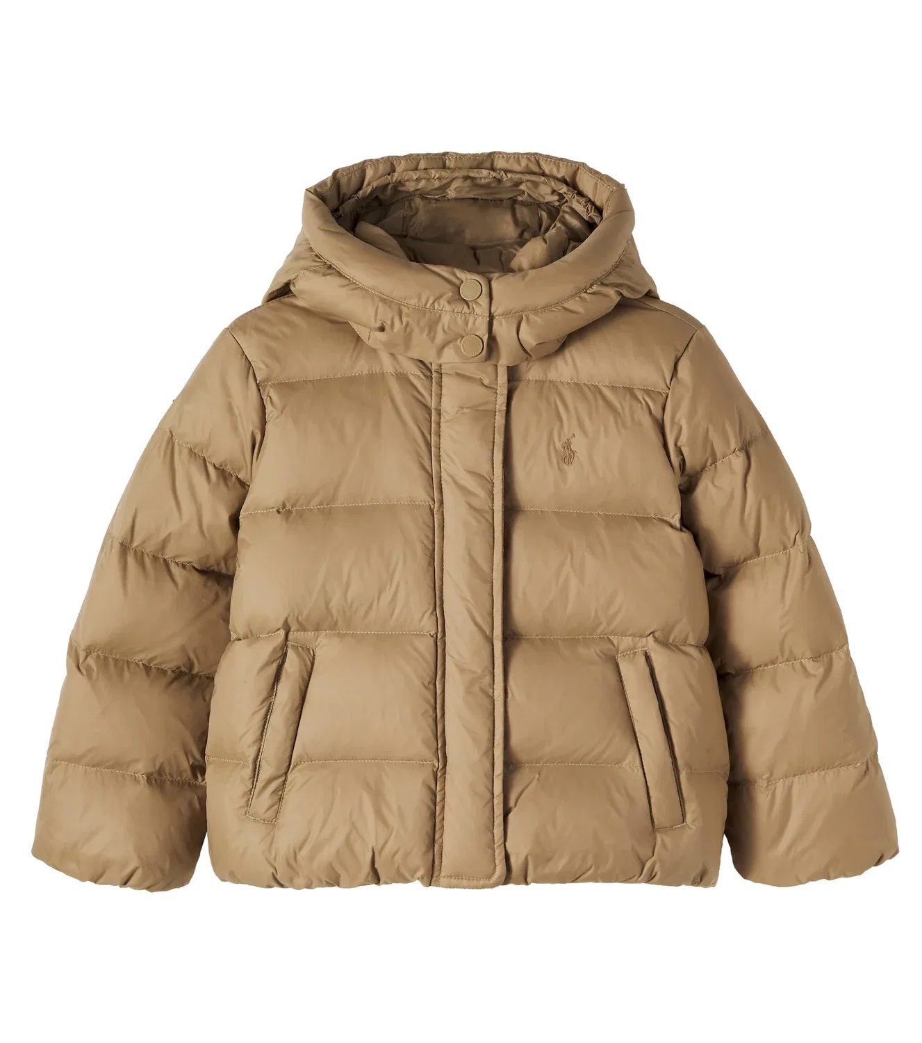 Легкая куртка с капюшоном Polo Ralph Lauren Kids, бежевый