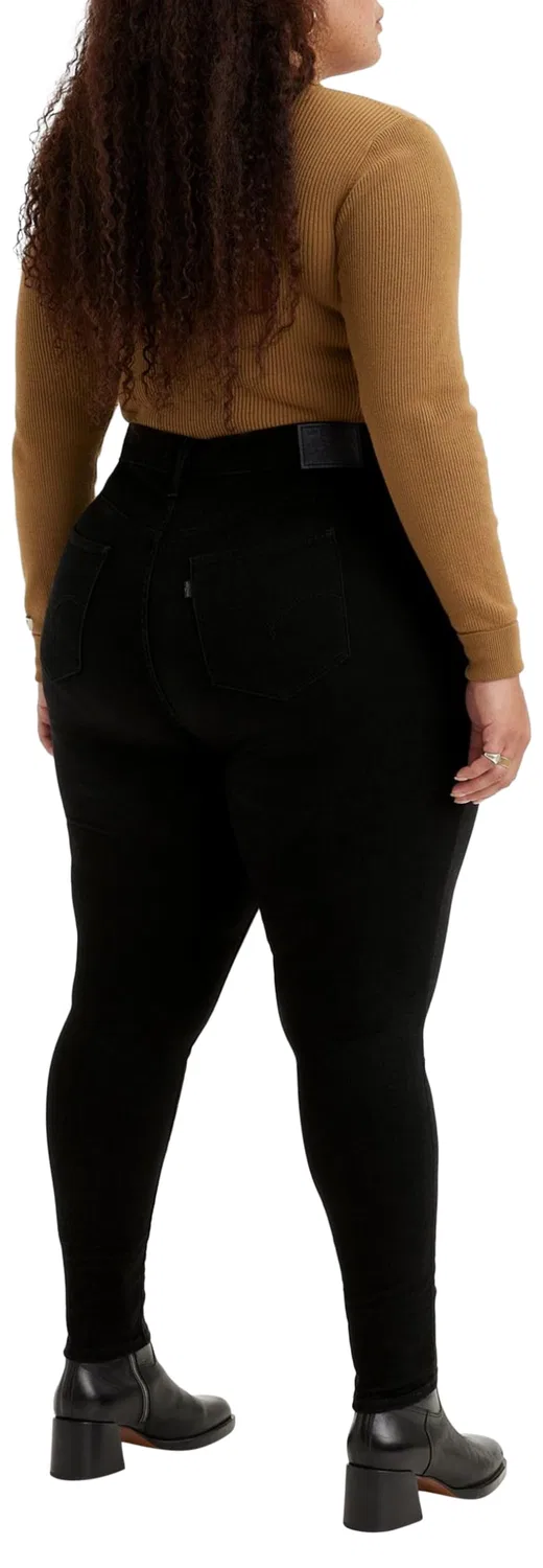 Женские джинсы с высокой посадкой и суперскинни-кроем 720 High Rise Super Skinny Levi's, Black Celestial — фото 2