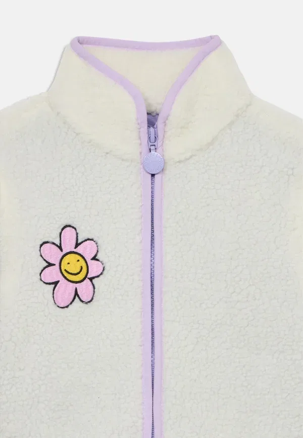 Куртка флисовая Jacket unisex Stella Mccartney Kids, ivory, слоновая кость — фото 4