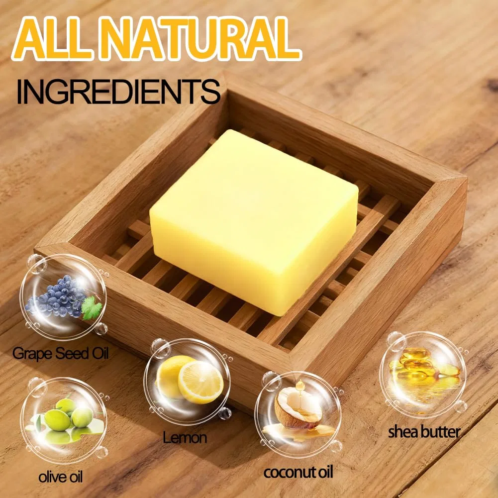 Мыло твердое Lemon Soap, LOPHE, 100 г, Lemon soap 100g — фото 4