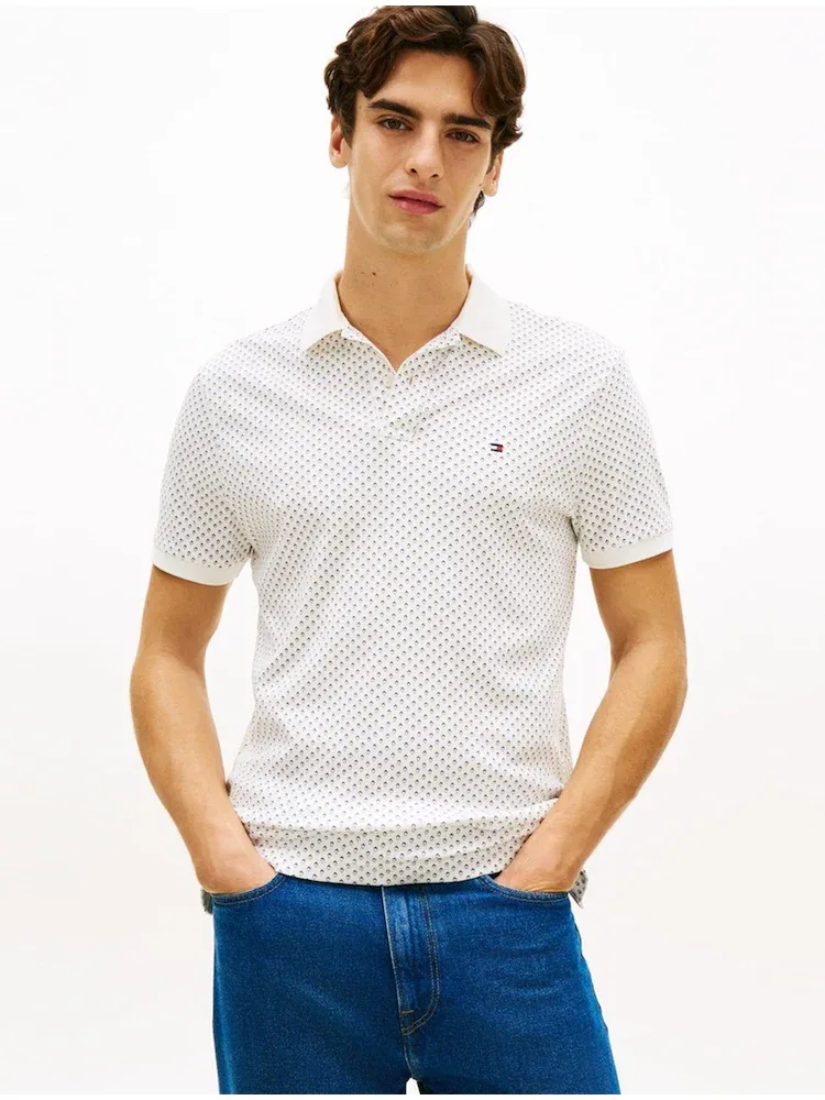Футболка поло с коротким рукавом, Regular Fit TOMMY HILFIGER, White