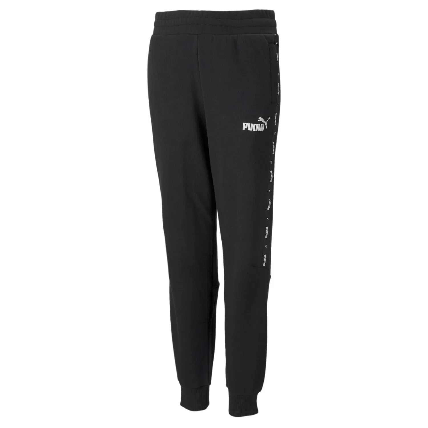 Детские спортивные штаны с принтом Essentials+ Tape Puma, Schwarz