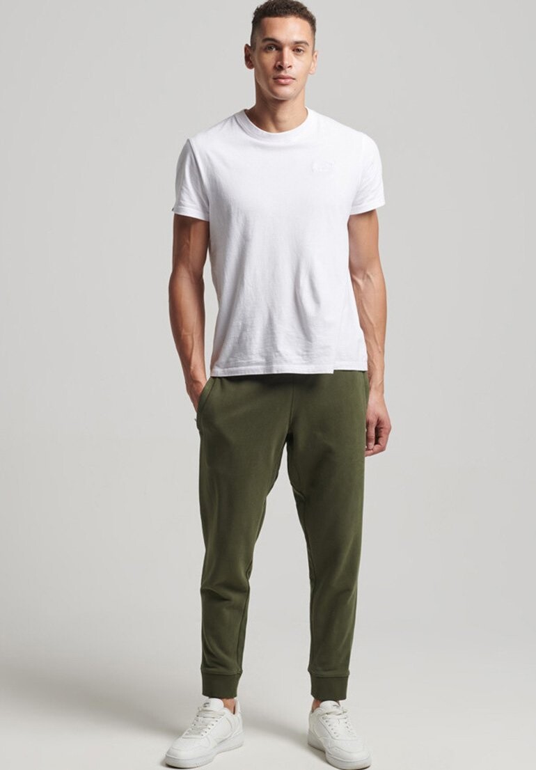 

Спортивные брюки ESSENTIAL TAPERED CUFF JOGGERS Superdry, хаки