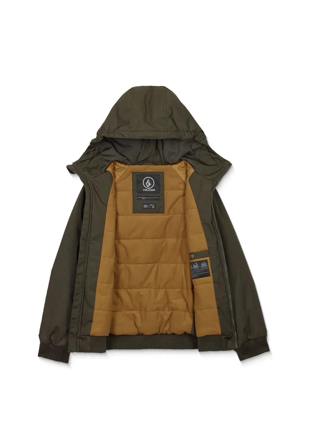 Куртка Hernan 10k - зимняя куртка Volcom, Rinsed Black — фото 3
