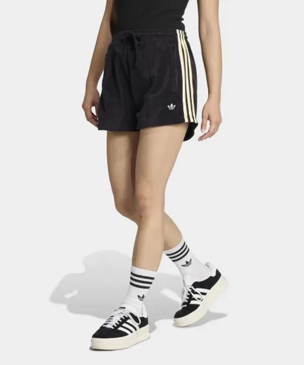Шорты из махровой ткани Firebird, Adidas, черный