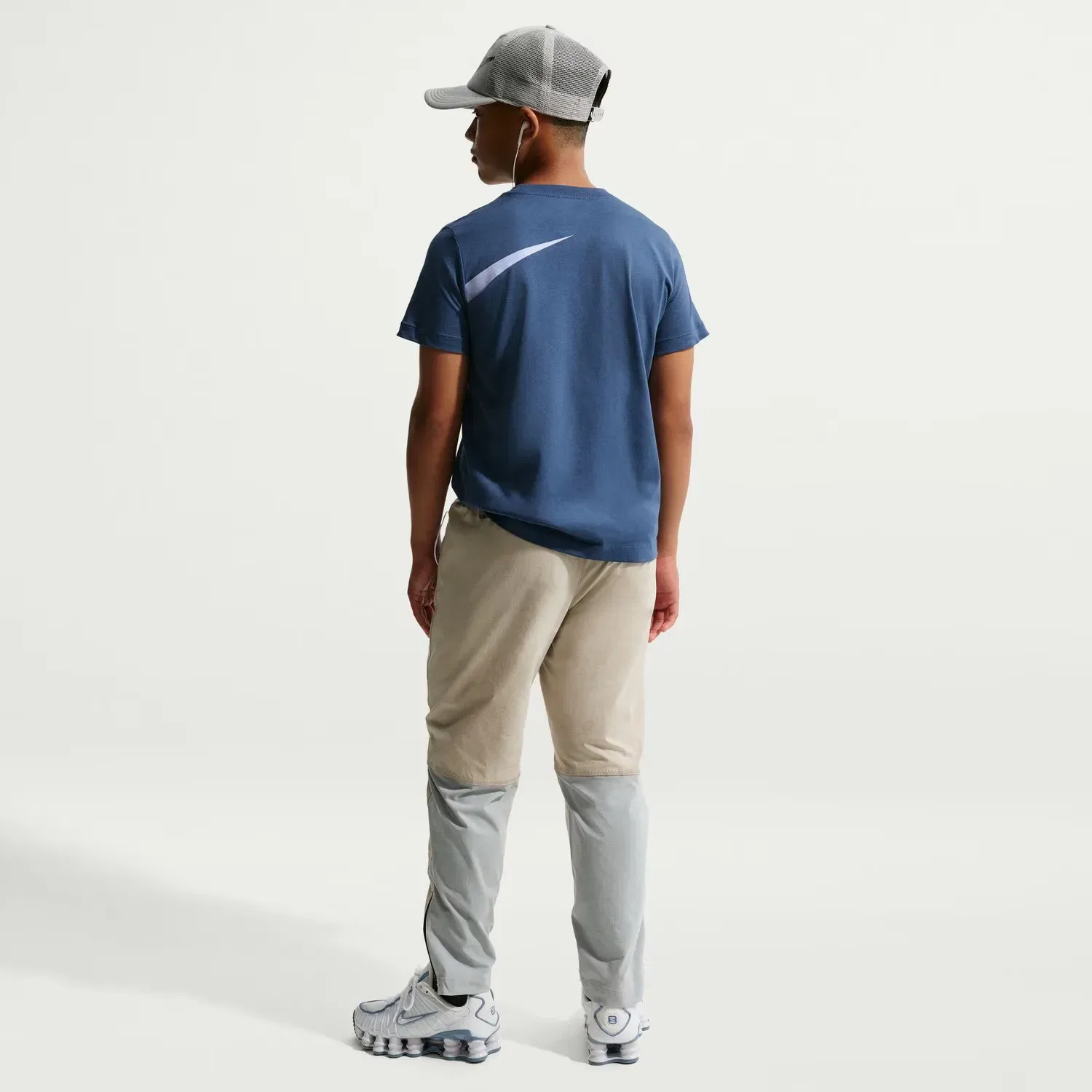 Детская футболка для мальчиков хлопковая Nike, Azul Marino — фото 2