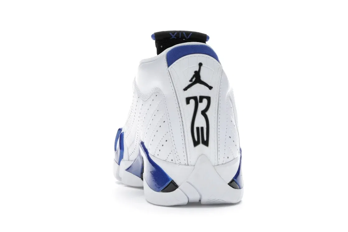 Детские кроссовки Lifestyle с длинным рукавом Jordan 14 Retro Jordan, White/Black-Hyper Royal — фото 4