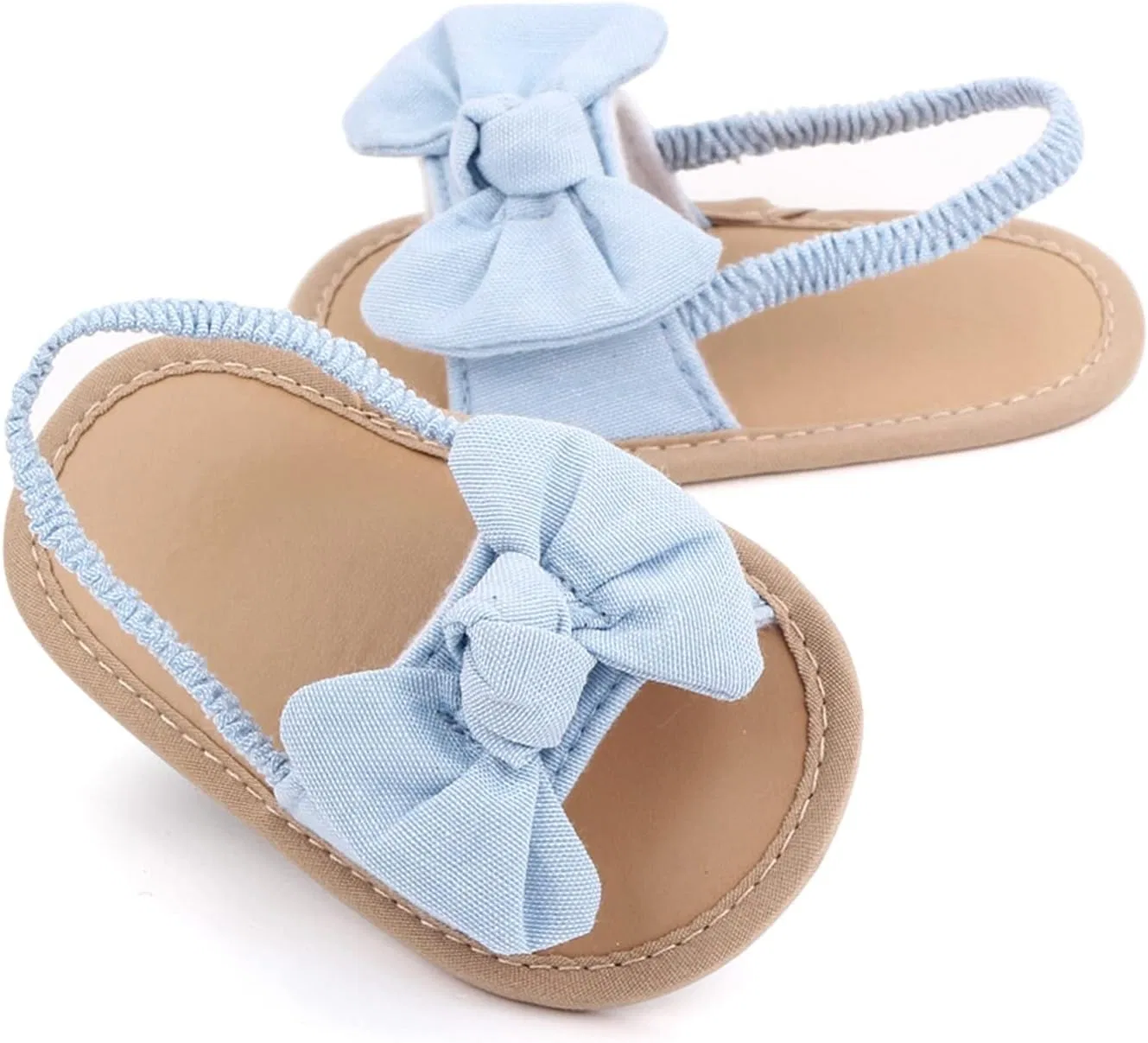 Детские сандалии для девочек с бантом, модель Jelly Sandal, Blue — фото 2