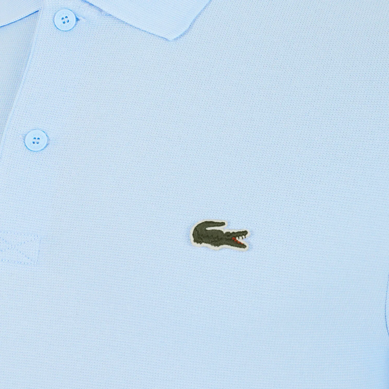 Поло мужское классическое Lacoste, Голубой Зеленый — фото 3