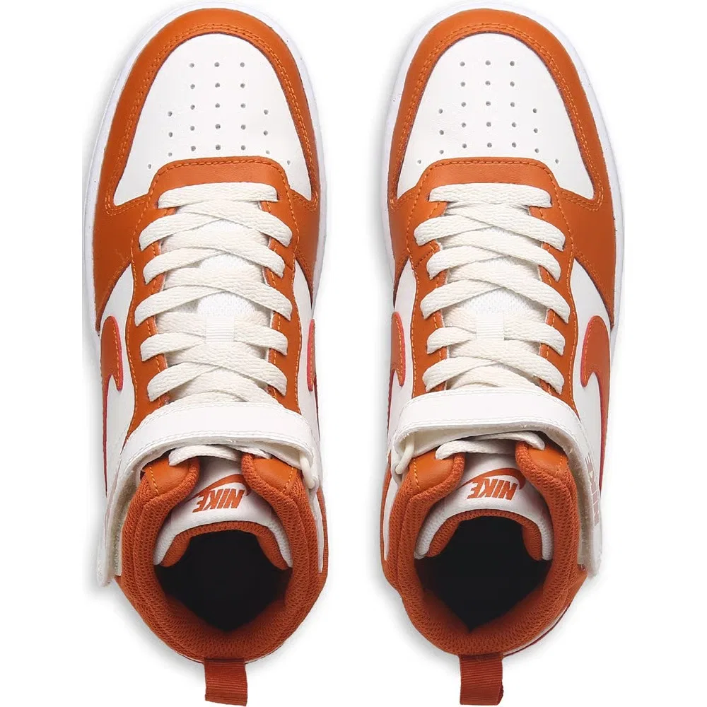 Детские кроссовки Kids' Court Borough средней высоты Nike, Sail/Brown — фото 4