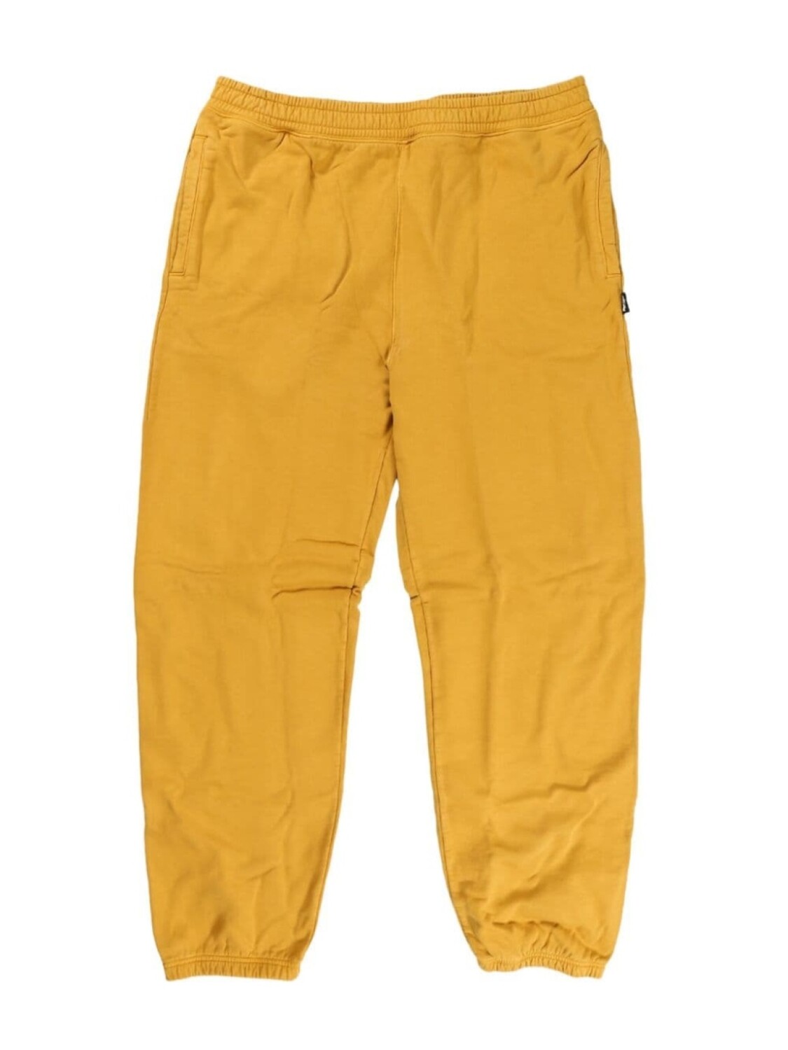

Stüssy спортивные брюки с аппликацией логотипа и завязками, желтый