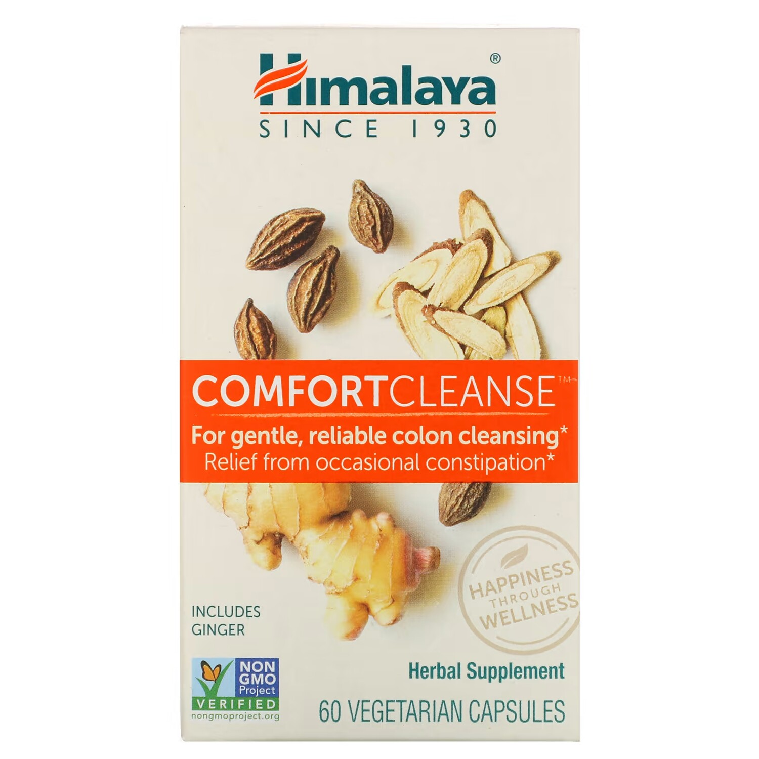 

Травяная Добавка Himalaya Comfort Cleanse, 60 капсул