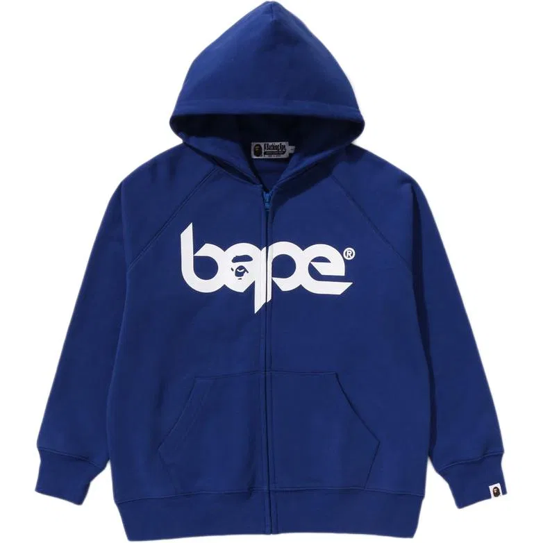 Детское худи с длинным рукавом Blue A BATHING APE, Blue