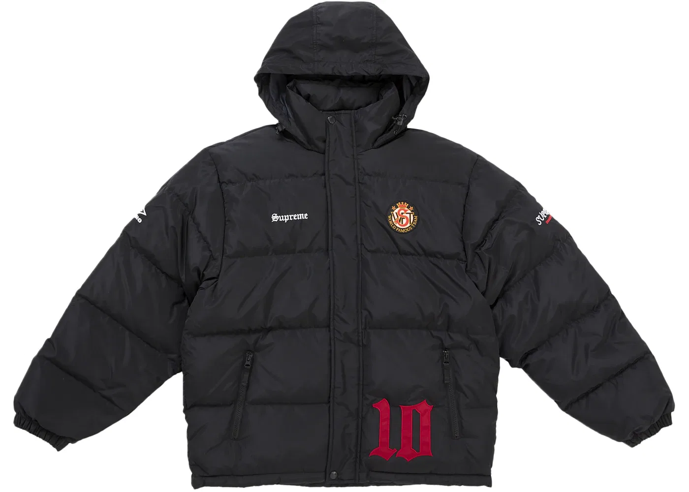 Мужская куртка-пуховик с принтом Umbro Supreme, Black