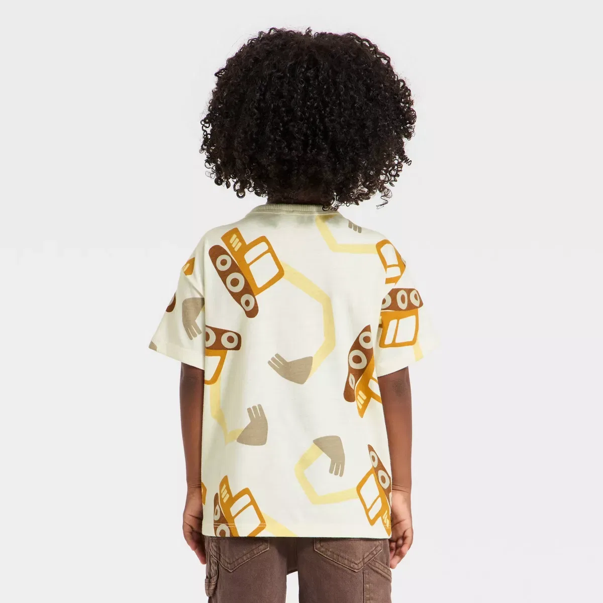 Детское футболка с принтом Relaxed T-Shirt INFANT/TODDLER BOY, Cream — фото 2