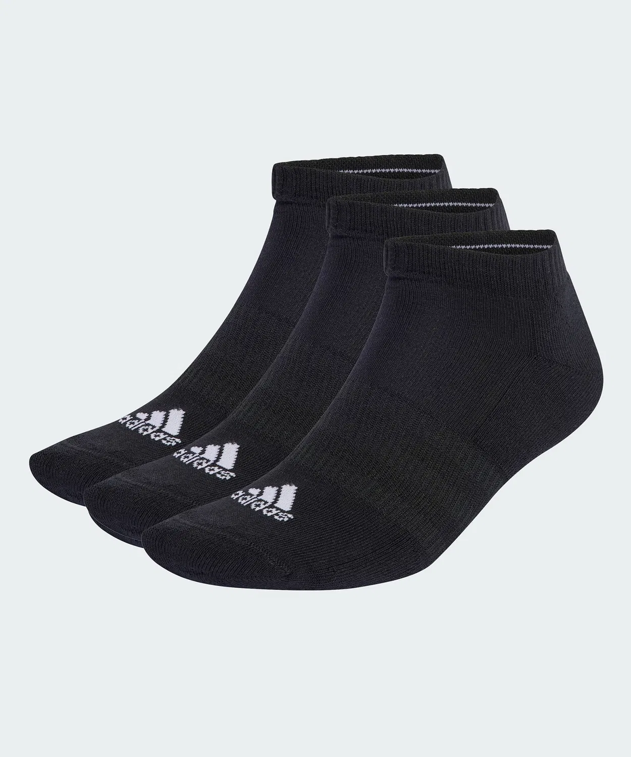 Спортивные носки с поддержкой свода стопы, комплект из 3 пар Adidas, Black/White