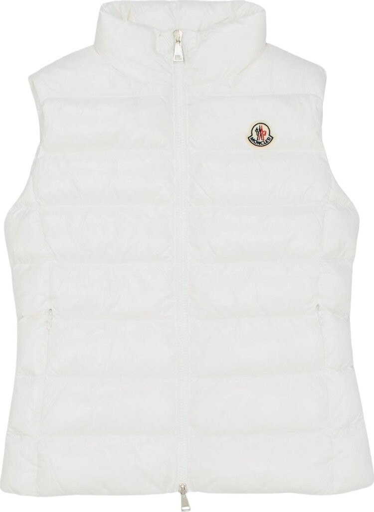 

Пуховик Moncler Ghany Puffer Vest 'White', белый