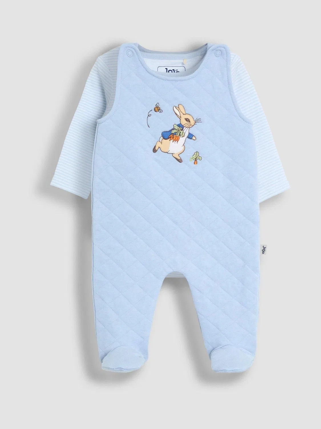Комбинезон 2-в-1 с плюшевым кроликом Peter Rabbit Jojo Maman Bébé, синий