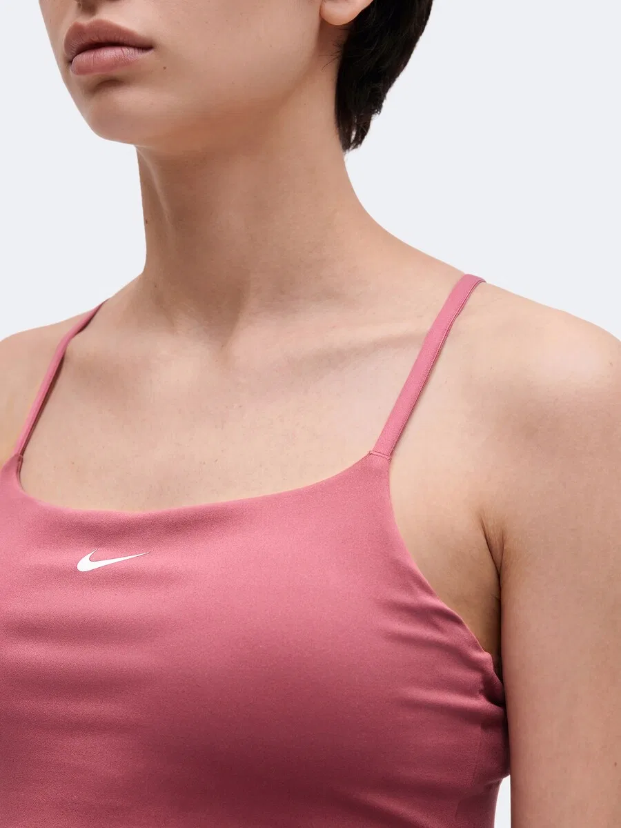 Топ NIKE Sports Top 'ONE' цвета маджента — фото 3