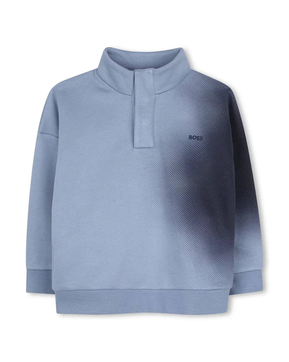 Детская худи для мальчиков с принтом BOSS Kidswear, Azul